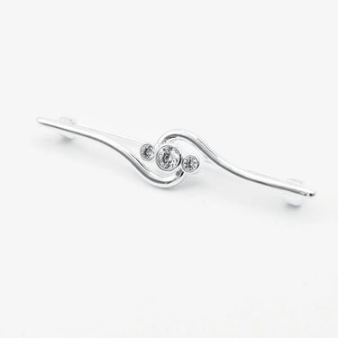 Equetech Silver Ladies Deluxe Twist Stock Pin