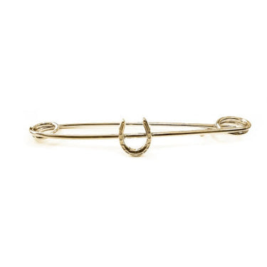Buy Equetech Traditional Gold Horseshoe Stock Pin| Online for Equine