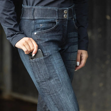 Buy Equetech Ultimo Denim Grip Breeches| Online for Equine
