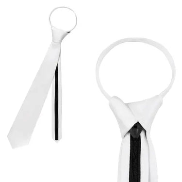 Buy Equetech White Competition Zip Tie-White| Online for Equine