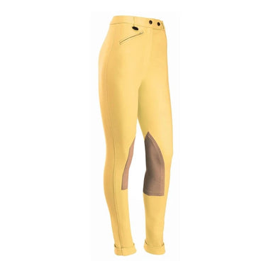 Equetech Yellow Children's Junior Deluxe Prima Jodhpurs| Online For Equine