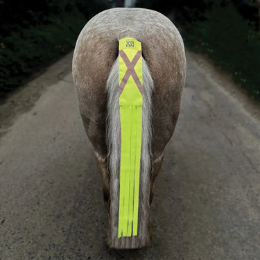 Buy the Equetech Yellow Hi-Vis Vision Tail Tassels | Online for Equine