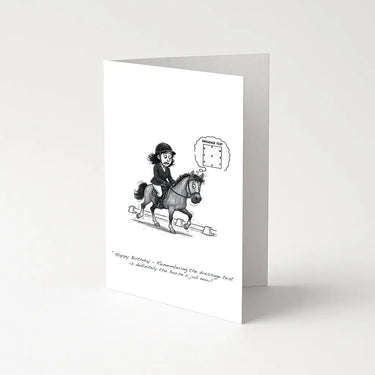 Equetech 'Dressage Test' Greetings Card| Online For Equine