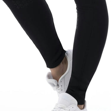 Buy Equi-Theme Ladies Black Full Silicone Seat Water-Repellent Softshell Breeches| Online for Equine