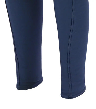 Buy Equi-Theme Ladies Navy Full Silicone Seat Water-Repellent Softshell Breeches| Online for Equine