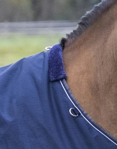 Buy Equi-Thème Tyrex 600D Standard Neck 300g Turnout Rug - Navy/Grey| Online for Equine