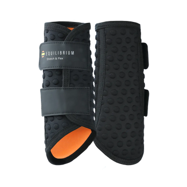 Buy Equilibrium Black Stretch & Flex Flatwork Wraps | Online for Equine