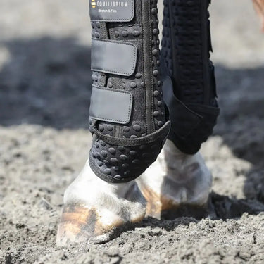 Buy Equilibrium Black Stretch & Flex Training Wraps| Online for Equine