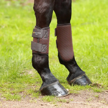 Buy Equilibrium Breathable Tri-Zone Brushing Boots Brown | Online for Equine