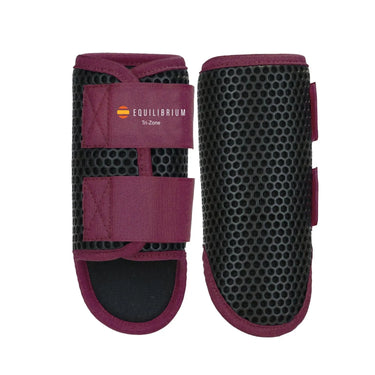 Buy Equilibrium Breathable Tri-Zone Plum Brushing Boots| Online for Equine
