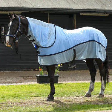 Equilibrium Quick Chill Cool Rug Detachable Neck Light Blue| Online For Equine