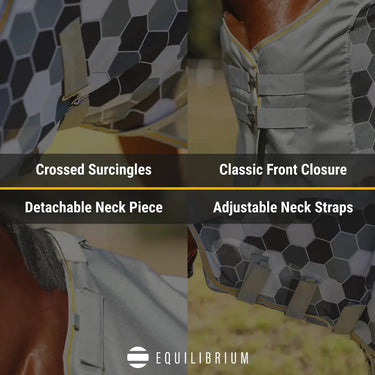 Equilibrium Waterproof Fly Rug with Detachable Neck| Online For Equine