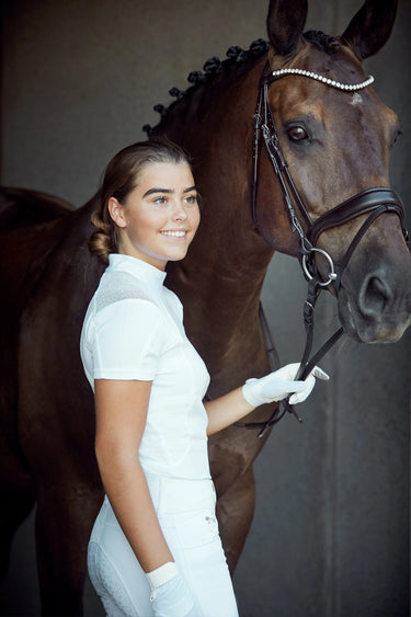Equipage Ladies Fleur Short Sleeved Showshirt| Online For Equine