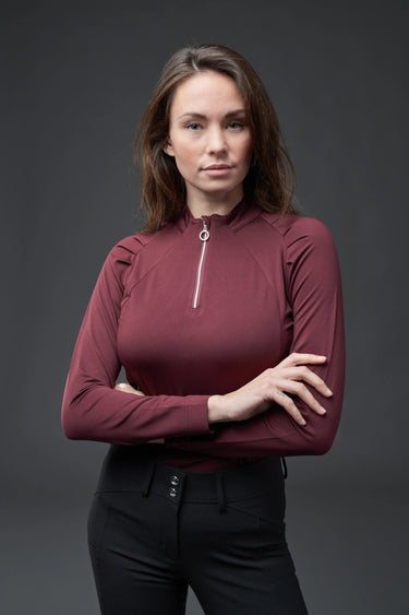 Equipage Ladies Jemma Long Sleeve Half-Zip Top| Online For Equine
