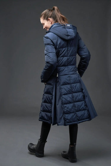 Buy Equipage Ladies Quilted Candice Navy Long Jacket - UK 16| Online for Equine