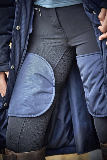 Buy Equipage Ladies Quilted Candice Navy Long Jacket - UK 16| Online for Equine