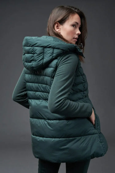 Buy Equipage Ladies Quilted Jill Spruce Green Winter Gilet| Online for Equine