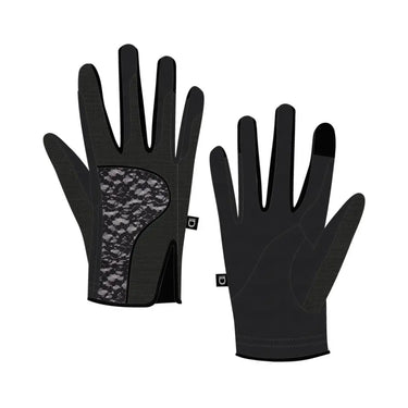 Equipage Larissa Black Lace Riding Gloves| Online For Equine