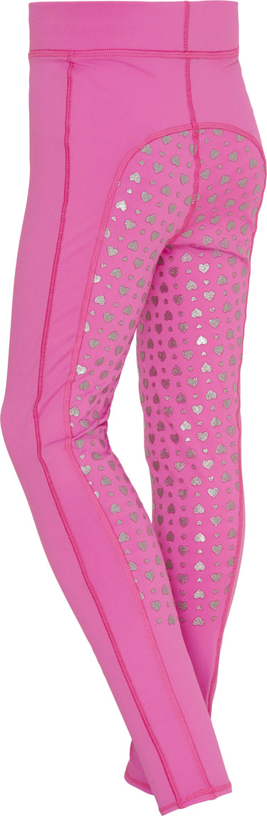 Equipage Molly Heart Glitter Riding Tights With Full Grip| Online For Equine