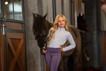Equipage Shimmer Half-Zip Long-Sleeved Riding Shirt| Online For Equine