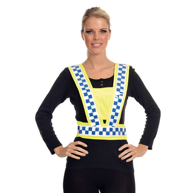 Buy Equisafety Polite Reflective Hi Vis Adjustable Body Harness-One Size| Online for Equine