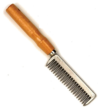 Buy Equisential Aluminium Tail Comb with Wooden Handle | Online for Equine