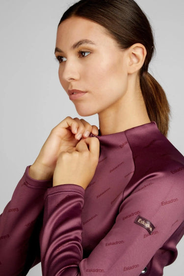 Buy Eskadron Heritage Ladies Half Zip Cassis Jersey Baselayer - UK 10| Online for Equine