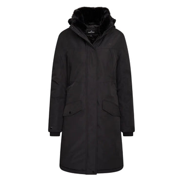 Buy Euro-Star Lauren Waterproof Ladies Long Black Jacket - UK 10-12| Online for Equine
