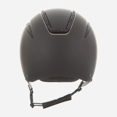 Evoke Callisto Classic Peak Riding Hat Black Black Crystal Frame| Online For Equine