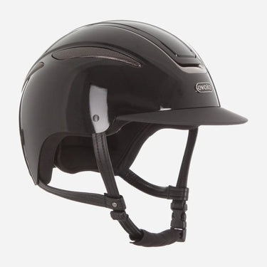 Evoke Callisto Classic Peak Riding Hat Black Metallic/Gunmetal| Online For Equine