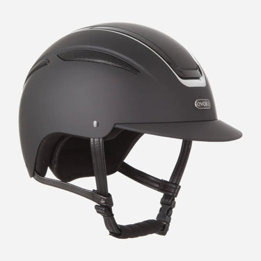 Evoke Callisto Classic Peak Riding Hat Black/Silver| Online For Equine