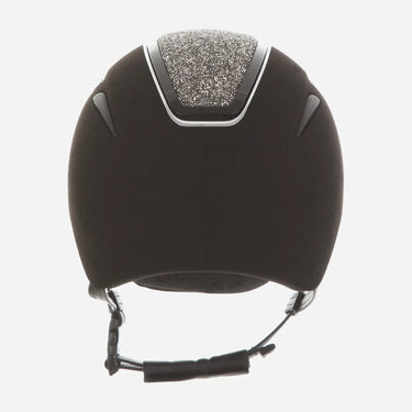 Evoke Callisto Classic Peak Riding Hat Black Suede Marcasite Crystal| Online For Equine