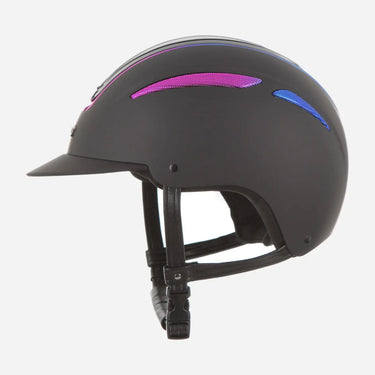 Evoke Callisto Classic Peak Riding Hat Galaxy 24 Black| Online For Equine