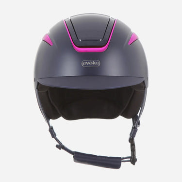 Evoke Callisto Classic Peak Riding Hat Galaxy 24 Navy| Online For Equine