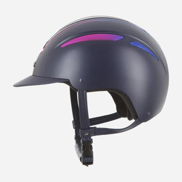 Evoke Callisto Classic Peak Riding Hat Galaxy 24 Navy| Online For Equine