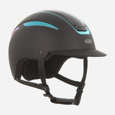 Evoke Callisto Classic Peak Riding Hat Galaxy 25 Black LIMITED EDITION| Online For Equine
