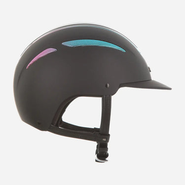 Evoke Callisto Classic Peak Riding Hat Galaxy 25 Black LIMITED EDITION| Online For Equine