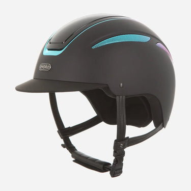 Evoke Callisto Classic Peak Riding Hat Galaxy 25 Black LIMITED EDITION| Online For Equine