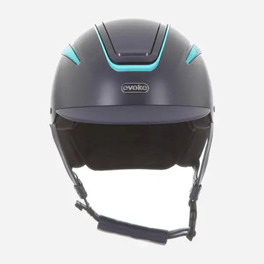 Evoke Callisto Classic Peak Riding Hat Galaxy 25 Navy| Online For Equine