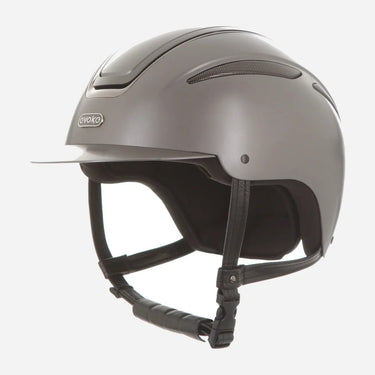 Evoke Callisto Classic Peak Riding Hat Graphite Gunmetal| Online For Equine