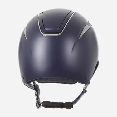 Evoke Callisto Classic Peak Riding Hat Navy Chrome| Online For Equine