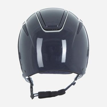 Evoke Callisto Classic Peak Riding Hat Navy Metallic/Chrome| Online For Equine