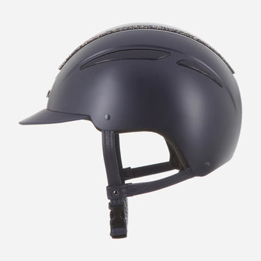 Evoke Callisto Classic Peak Riding Hat Navy Navy Crystal Frame| Online For Equine