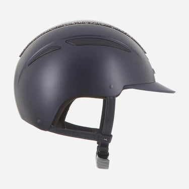 Evoke Callisto Classic Peak Riding Hat Navy Navy Crystal Frame| Online For Equine