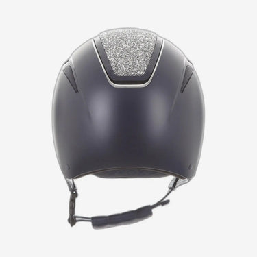 Evoke Callisto Classic Peak Riding Hat Navy Silver Crystal| Online For Equine