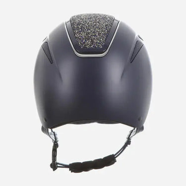 Evoke Callisto Classic Peak Riding Hat Navy with Navy Crystal Panel| Online For Equine