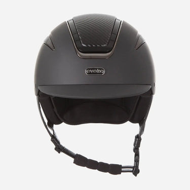 Evoke Callisto MIPS Classic Peak Riding Hat Black Carbon/Gunmetal| Online For Equine