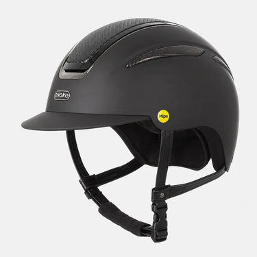 Evoke Callisto MIPS Classic Peak Riding Hat Black Carbon/Gunmetal| Online For Equine