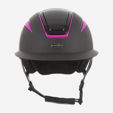 Evoke Callisto Wide Peak Riding Hat Galaxy 24 Black.| Online For Equine