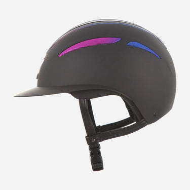 Evoke Callisto Wide Peak Riding Hat Galaxy 24 Black.| Online For Equine